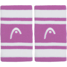 COPPIA DI POIGNETS SERRE TESTA DOPPIA LARGEUR 5" A RIGHE