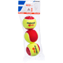 SACCHETTO DI 3 PALLINE DI FELTRO ROSSO BABOLAT