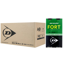 CARTONE DA 9 CONFEZIONI DI 4 PALLINE  DUNLOP FORT TOURNAMENT SELECT