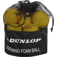 SACCHETTO DA 12 PALLINE DUNLOP IN SCHIUMA TRAINING