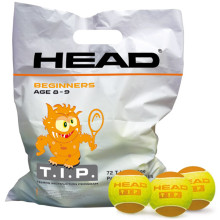 SACCHETTO DI 72 PALLE HEAD T.I.P ORANGE