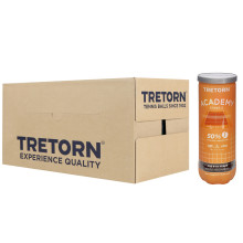 CARTONE DA 24 TUBI DA 3 PALLINE  TRETORN ACADEMY ORANGE