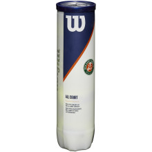 TUBO DI 4 PALLINE WILSON ROLAND GARROS ALL COURT