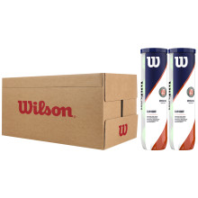 CARTONE DA 9 BIPACKS DI 4 PALLINE WILSON ROLAND GARROS OFFICIAL CLAY