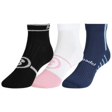 3 PAIA DI CALZE BULLPADEL BP256 (MID) DA DONNA