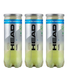 CONFEZIONE DA 3 PALLINE HEAD PADEL PRO