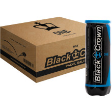 SCATOLA DI 24 TUBI DI PALLINE DA PADEL NERE CROWN ONE