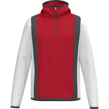 FELPA HEAD CLUB TECH 1/4 ZIP CAPUCHE
