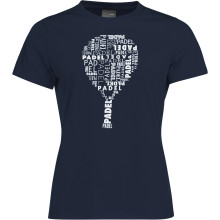 MAGLIETTA HEAD FEMME TYPO PADEL