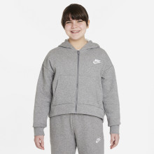 FELPA NIKE JUNIOR BAMBINA CLUB CON CAPPUCCIO E ZIP