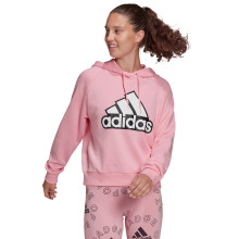 FELPA ADIDAS DONNA 3 STRIPES CON CAPPUCCIO