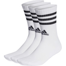 3 PAIA DI CALZE ADIDAS MEZZE ALTE CREW 3 STRISCE