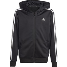 ADIDAS JUNIOR FELPA CON CAPPUCCIO 3 STRISCE