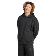 FELPA ADIDAS FULL ZIP CON CAPPUCCIO