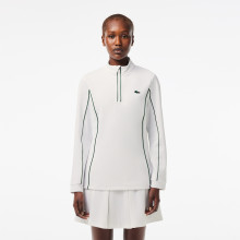 FELPA LACOSTE HERITAGE CLUB DONNA 1/2 ZIP