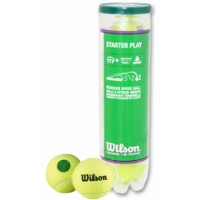 TUBO DI 4 PALLINE DA GIOCO WILSON STARTER