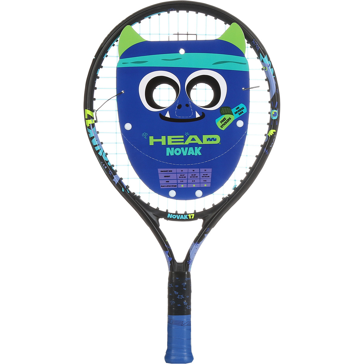 RACCHETTA HEAD JUNIOR NOVAK 17