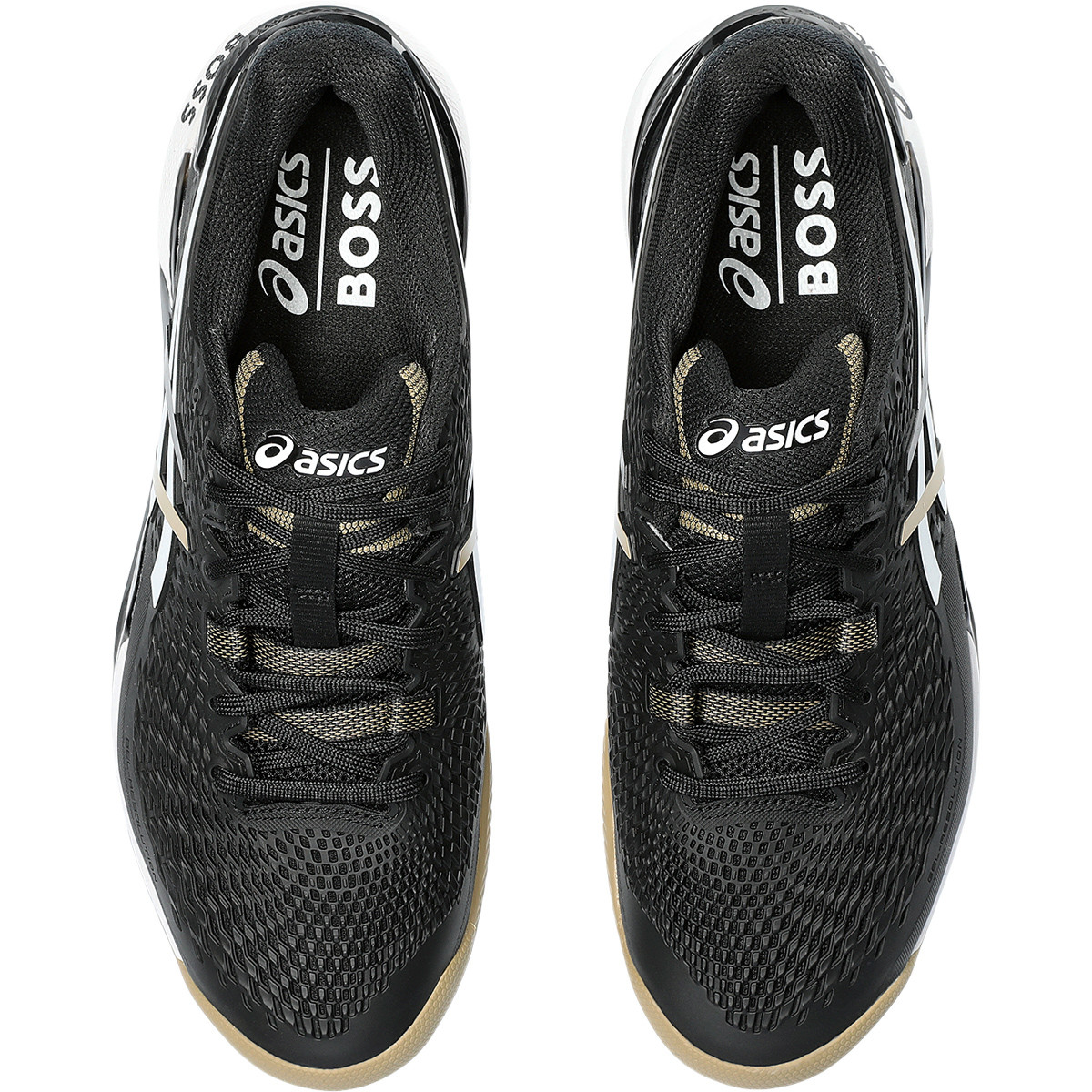 Felpa asics nera e hot sale oro