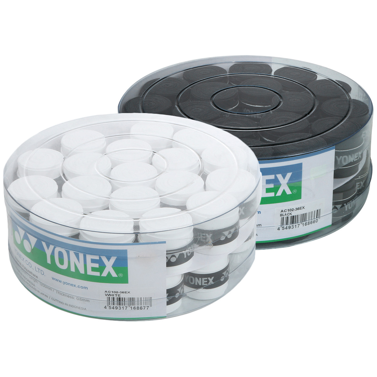OVERGRIP YONEX FIN AC102 - SCATOLA DA 36 OVERGRIP