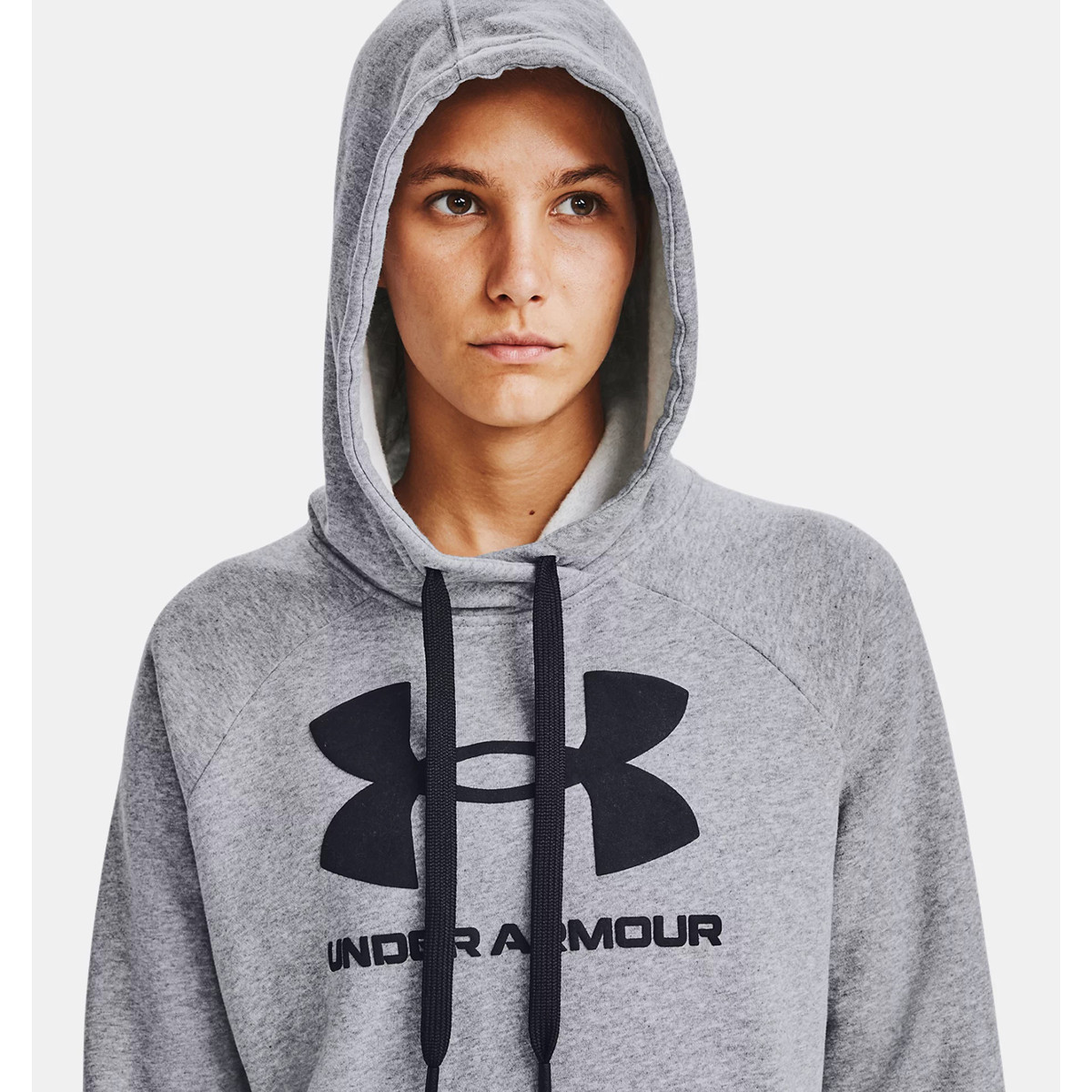 Felpa under armour donna grigia new arrivals