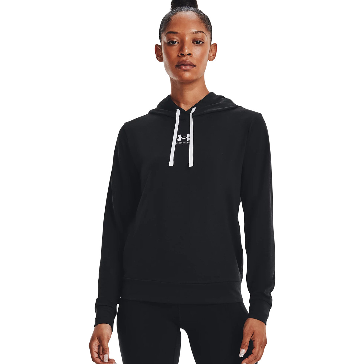 FELPA UNDER ARMOUR DONNA RIVAL TERRY CON CAPPUCCIO UNDER ARMOUR