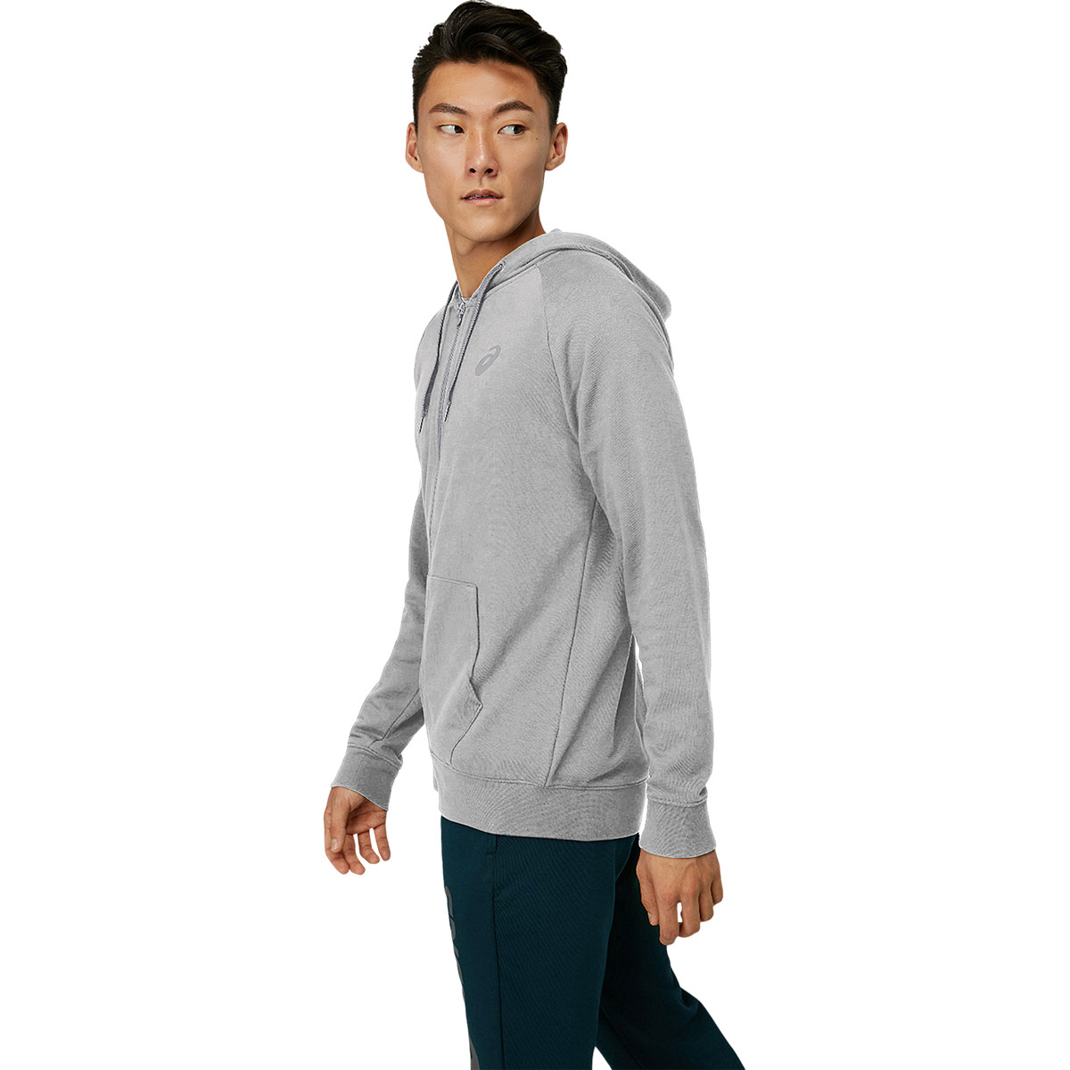 FELPA ASICS BIG LOGO ZIP ASICS Uomo Abbigliamento Tennispro