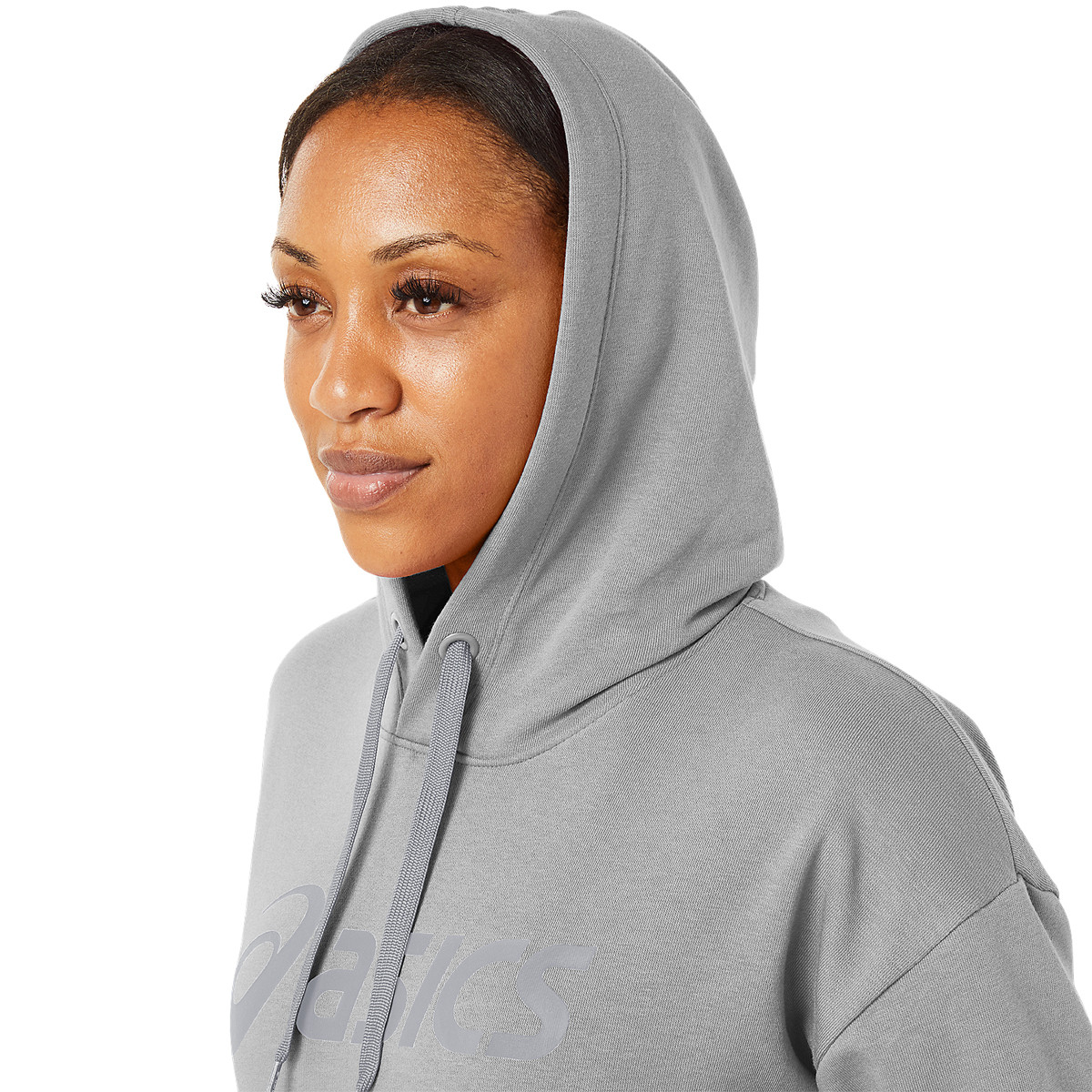 Felpa asics donna grigia new arrivals