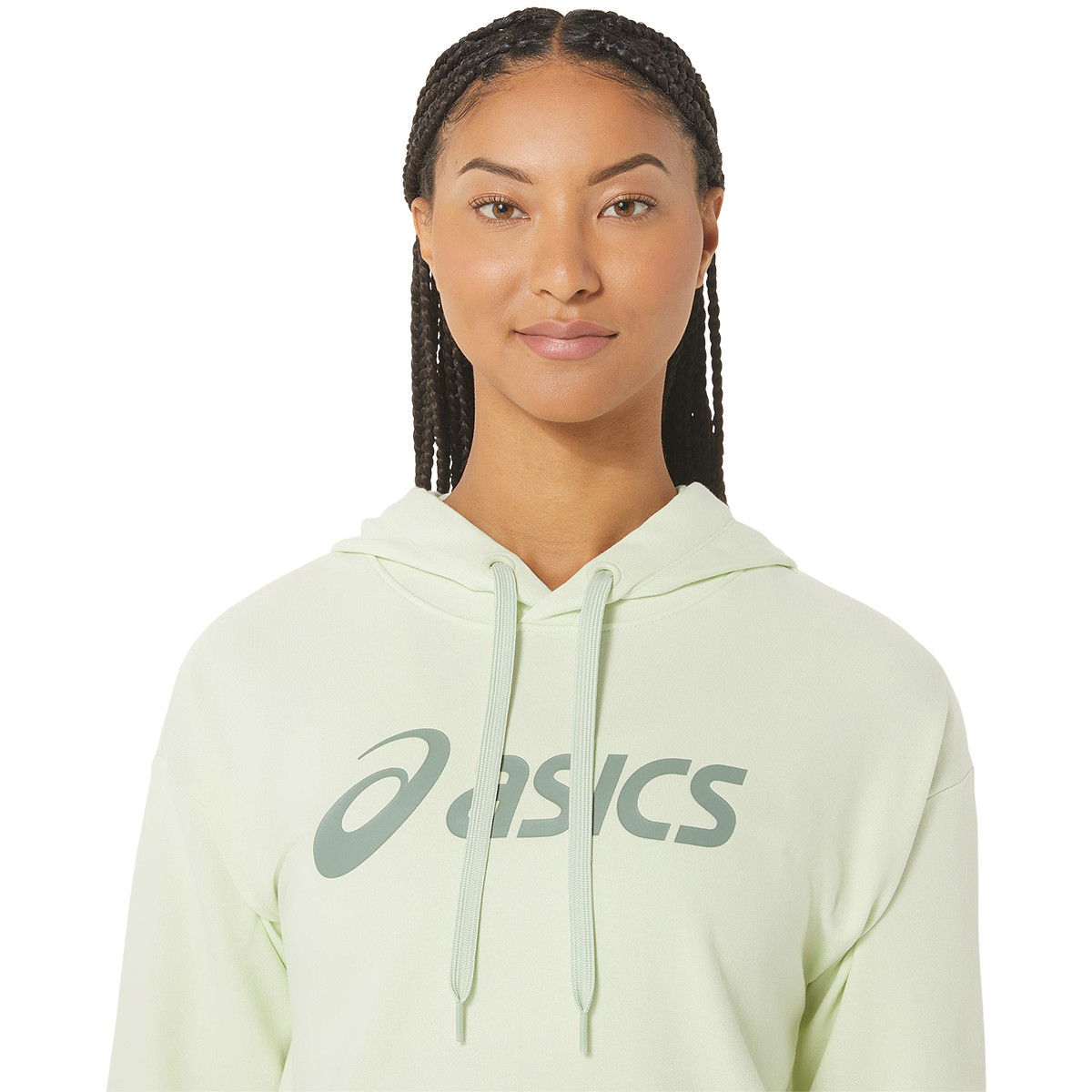 Felpa asics best sale verde donna