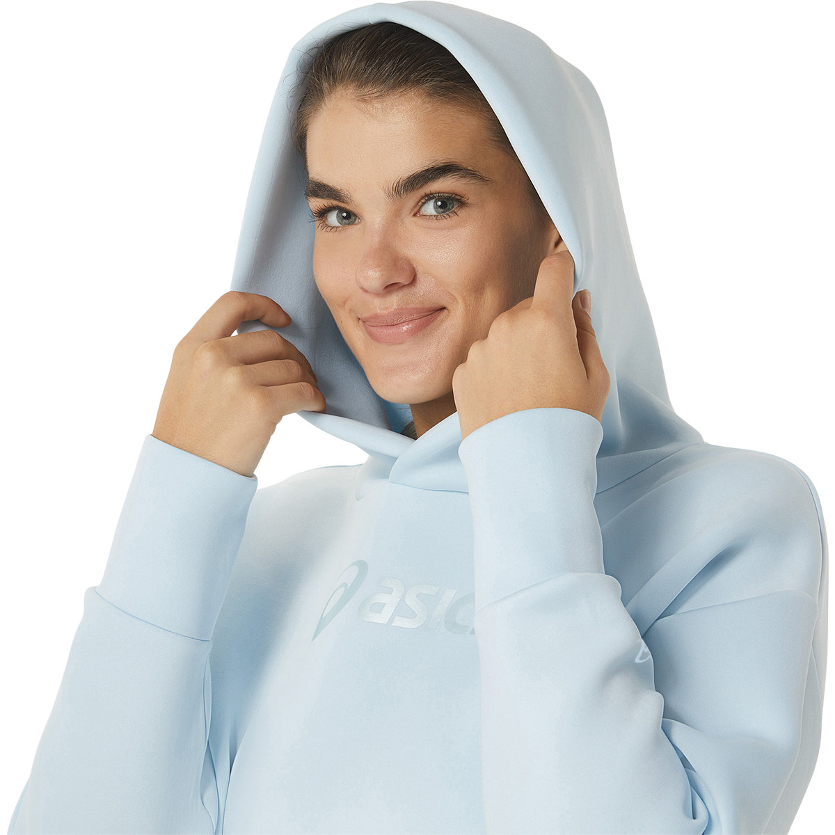 FELPA ASICS DONNA NAGINO CON CAPPUCCIO ASICS Donna Abbigliamento Tennispro