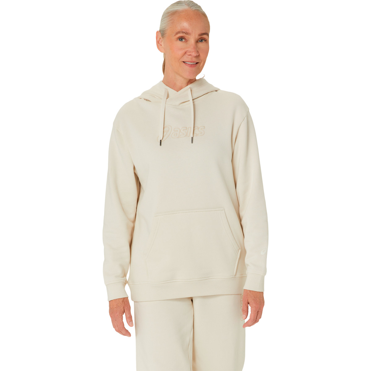 FELPA ASICS DONNA TRAINING CON CAPPUCCIO FLEECE ASICS Donna Abbigliamento Tennispro