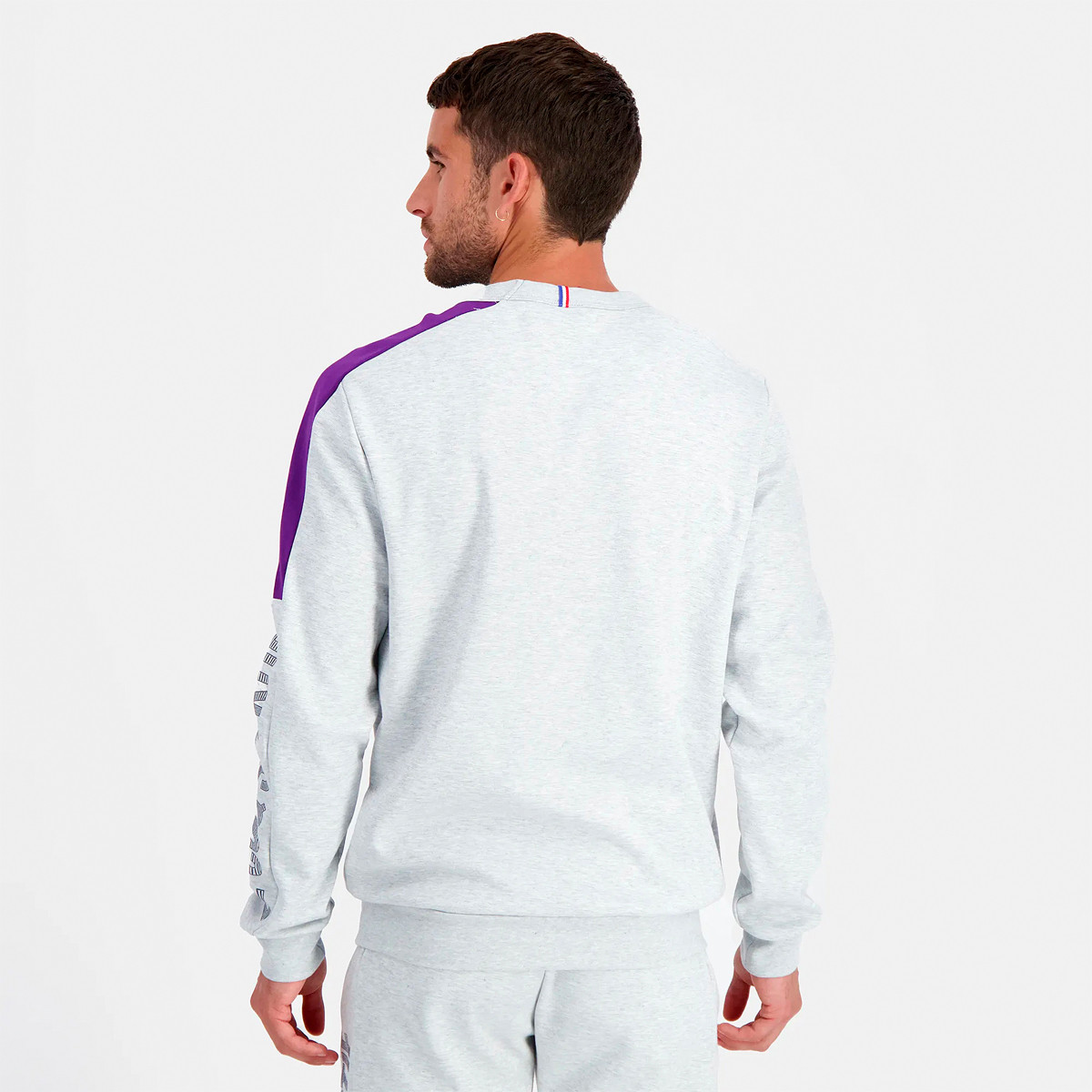 Le coq sportif gris uomo top