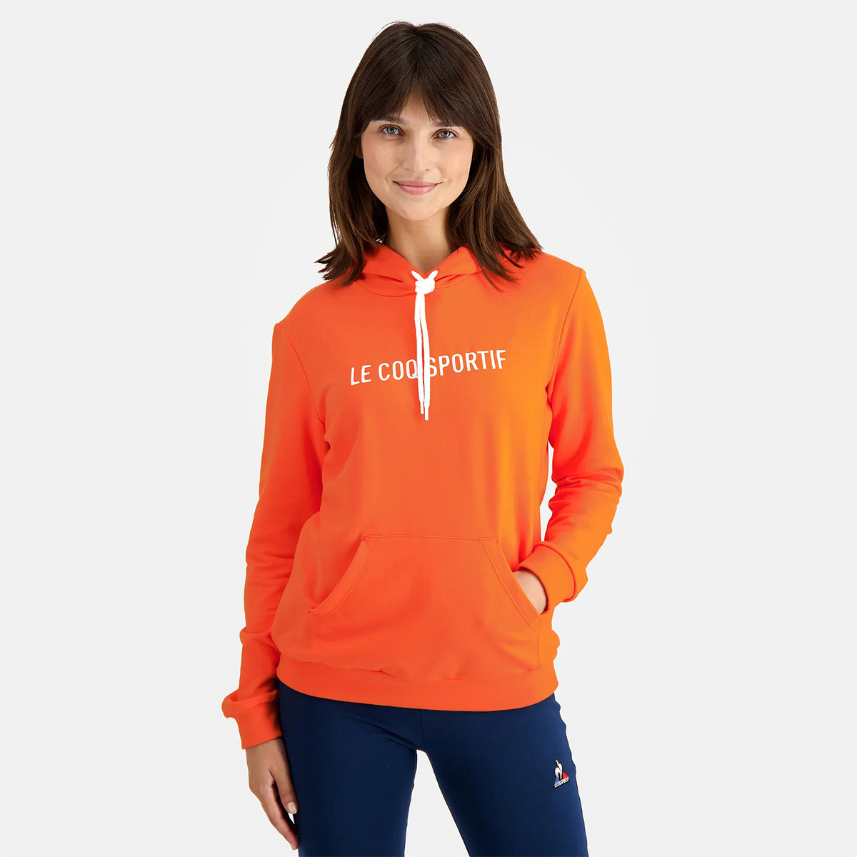 FELPA LE COQ SPORTIF DONNA CON CAPPUCCIO STAGIONE 1 LE COQ SPORTIF Donna Abbigliamento Tennispro