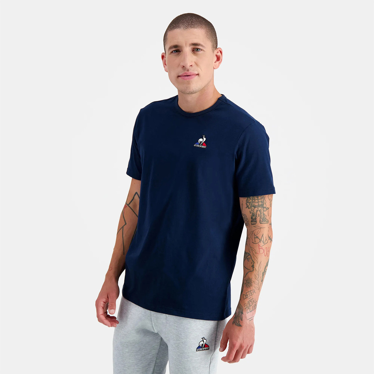 Le coq sportif kaki uomo top