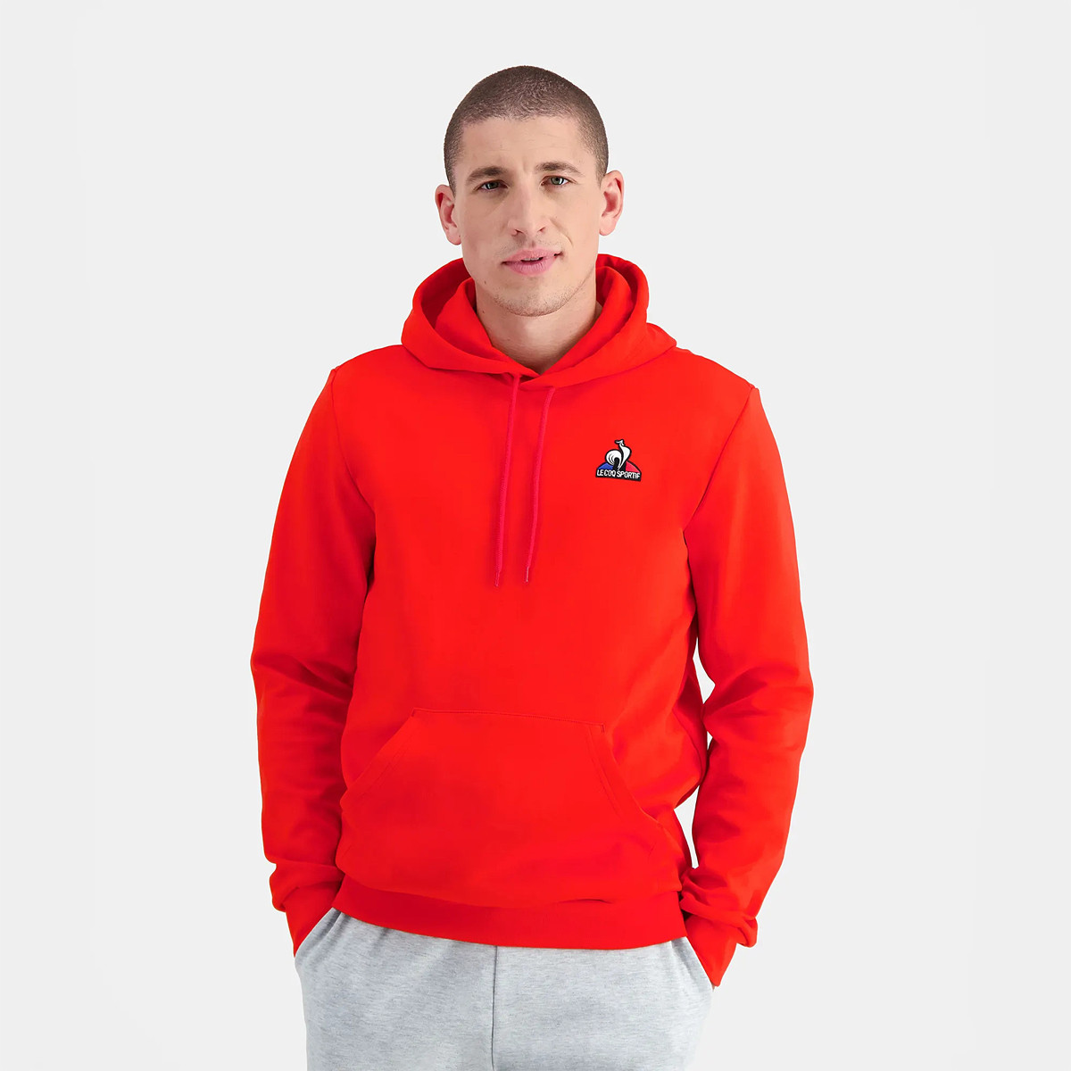 FELPA LE COQ SPORTIF CON CAPPUCCIO ESSENTIELS LE COQ SPORTIF
