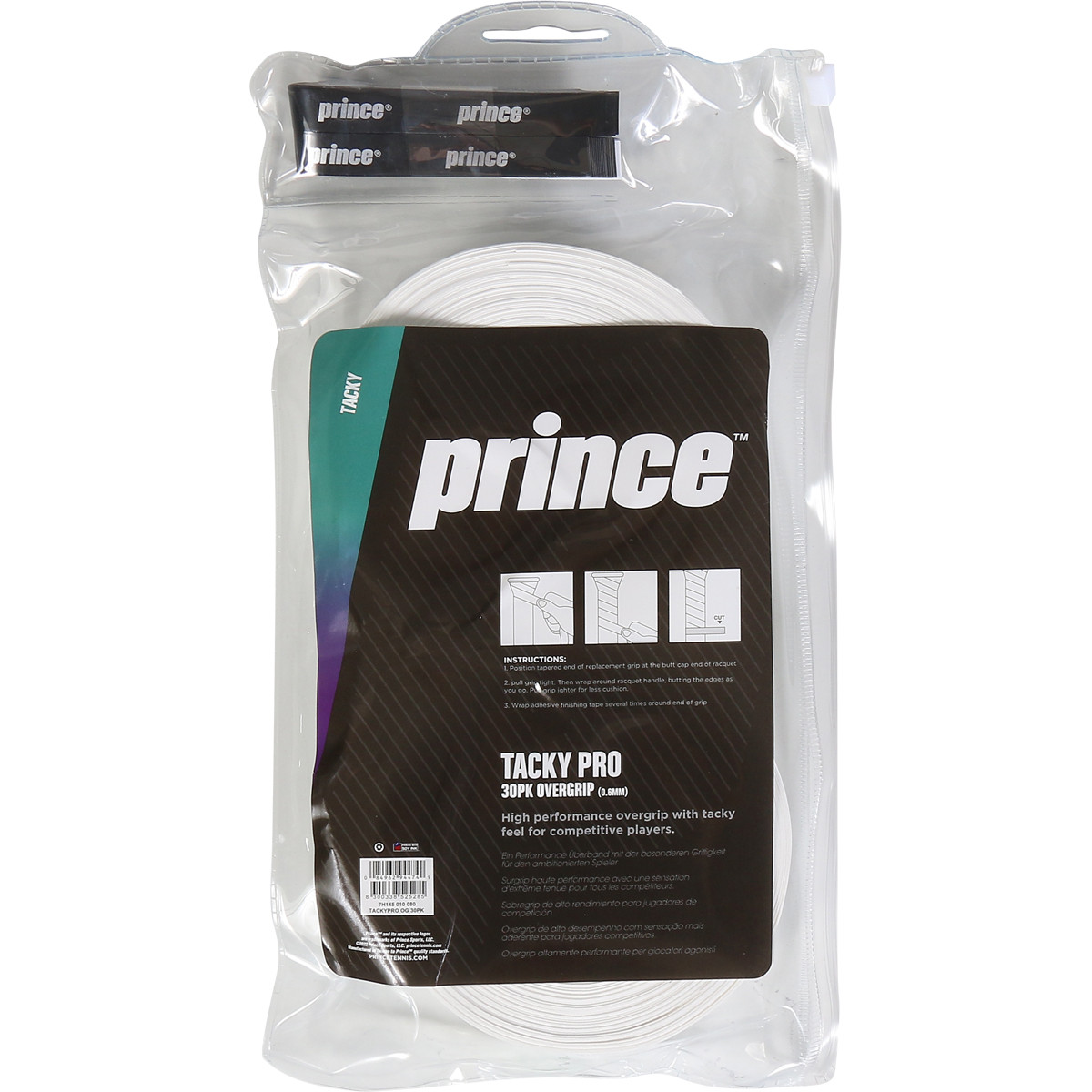 CONFEZIONE DA 30 IMPUGNATURE PRINCE TACKYPRO