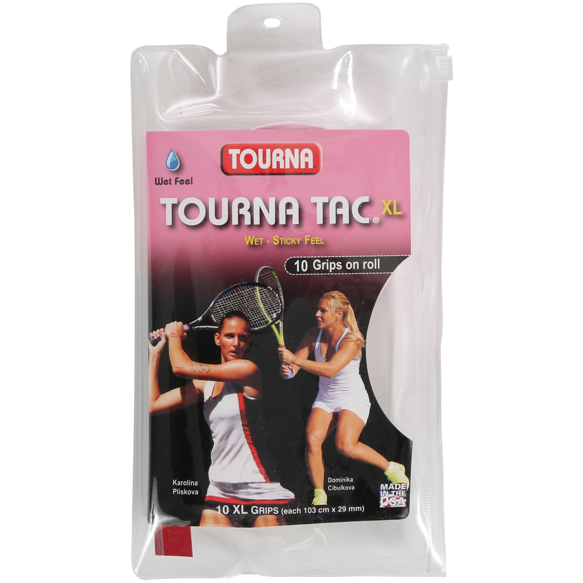 10 OVERGRIP TOURNA TAC XL ROSA