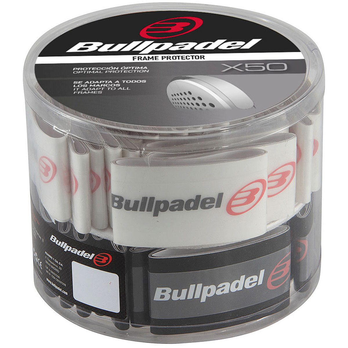 SCATOLA DA 50 BANDE DI PROTEZIONE BULLPADEL FRAME
