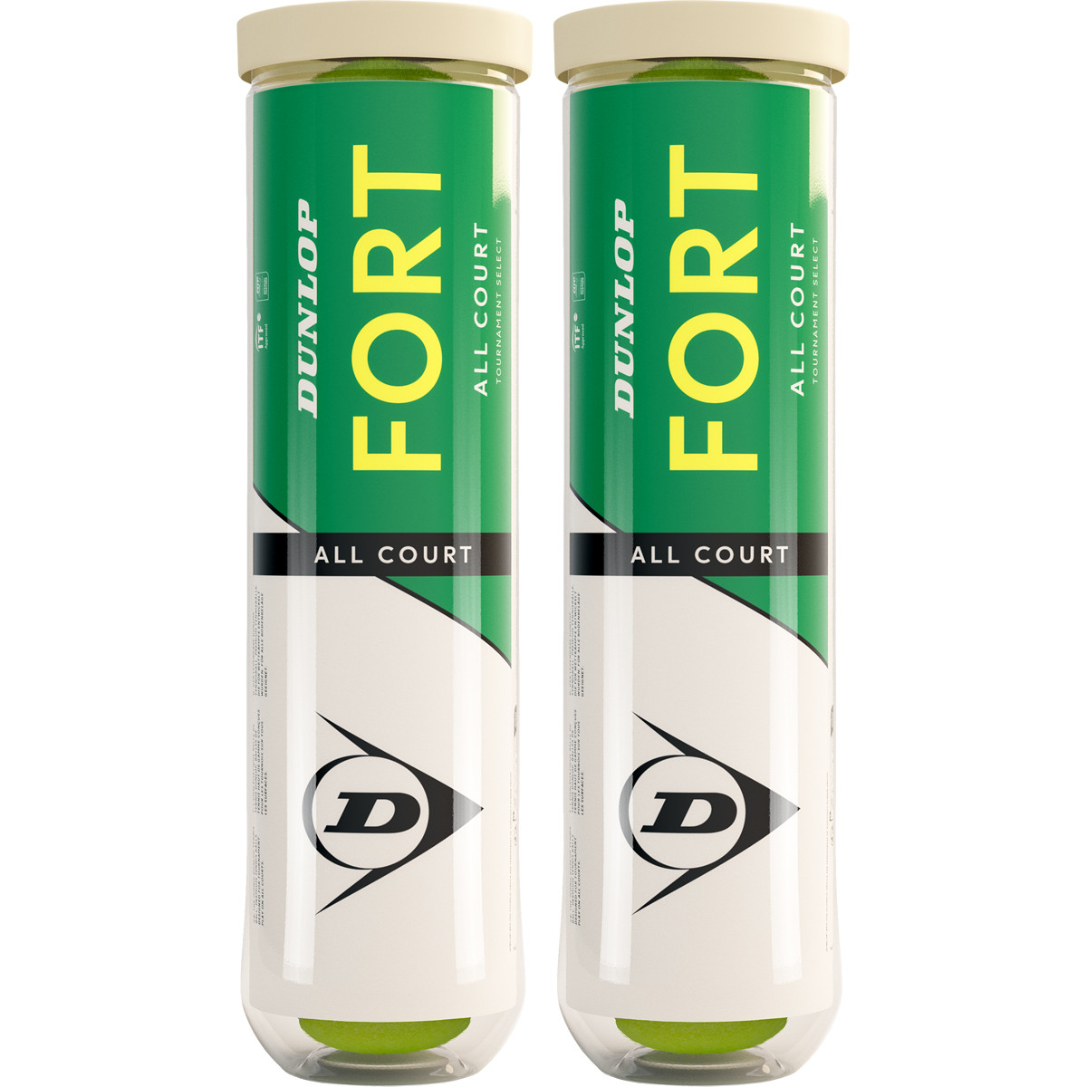 BIPACK DI 4 PALLINE DUNLOP FORT TOURNAMENT SELECT