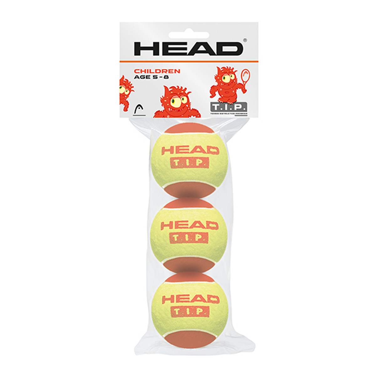 SACCHETTO DA 3 PALLINE HEAD TIP ROSSE