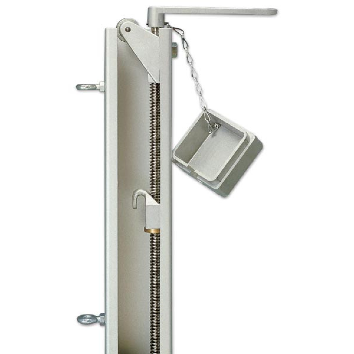 PAIO DI PALETTI ALU TUBI QUADRATI 80MM