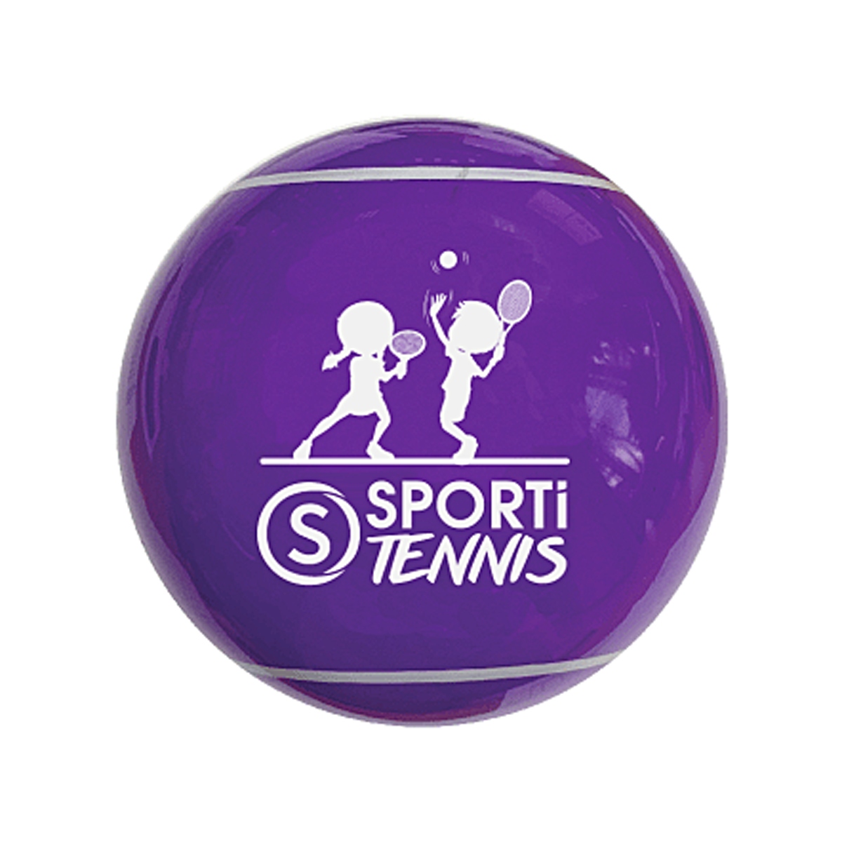 PALLINA TENNIS GALAXY VIOLA 15CM