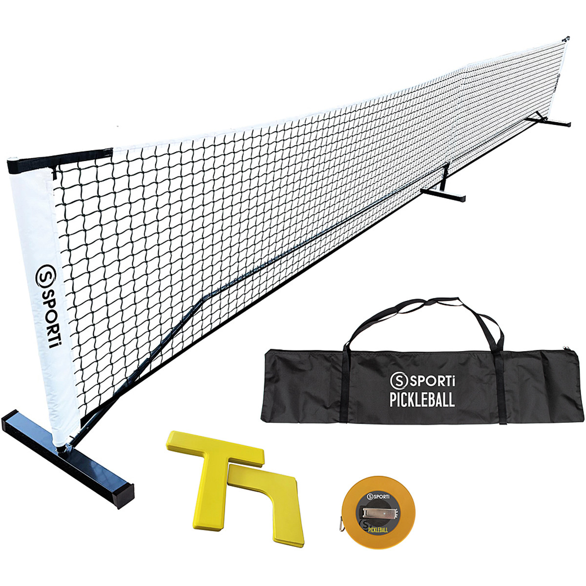 KIT CAMPO PICKLEBALL: RETE CON STRUTTURA + MARCATURE