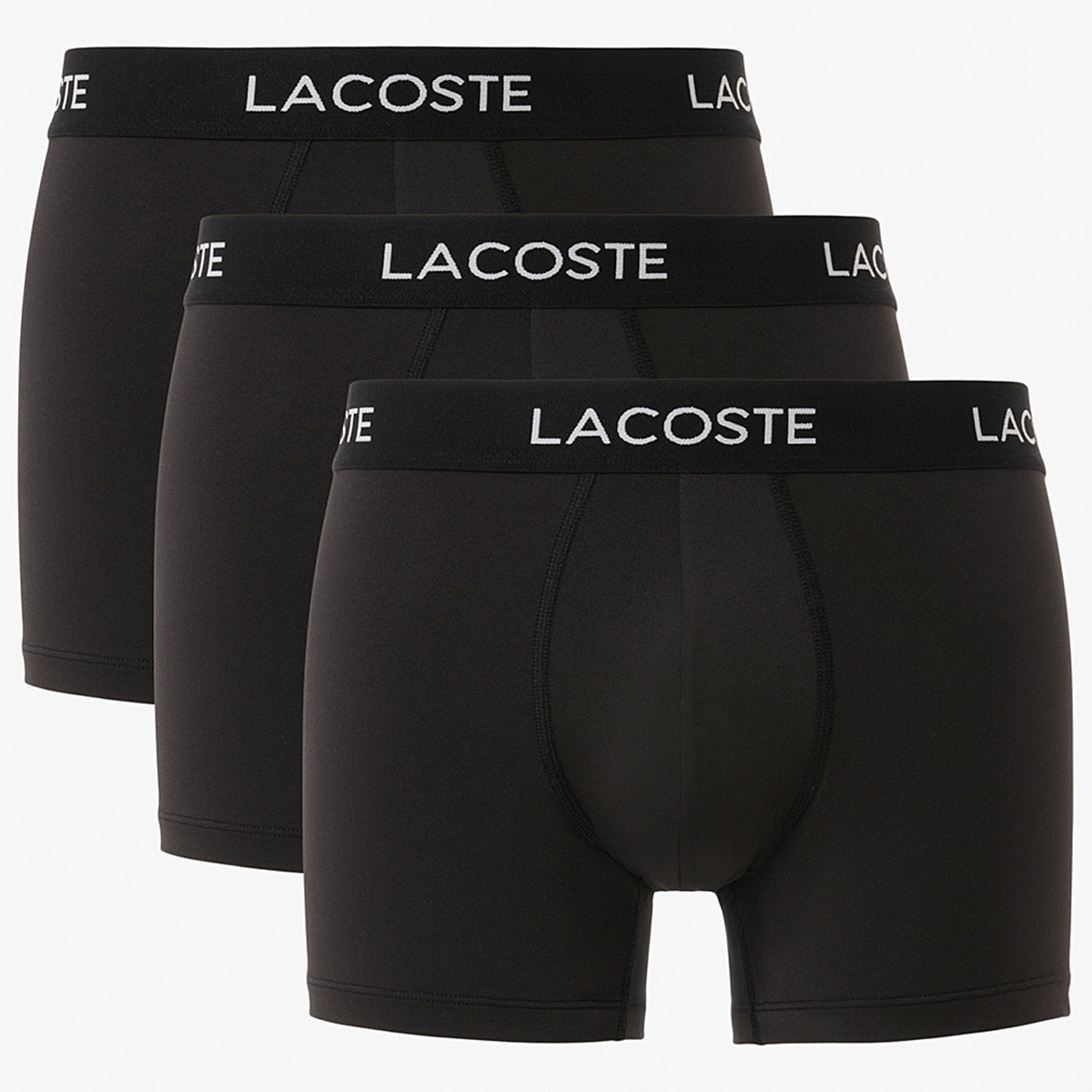 PACK DE 3 BOXERS LACOSTE POLYESTER
