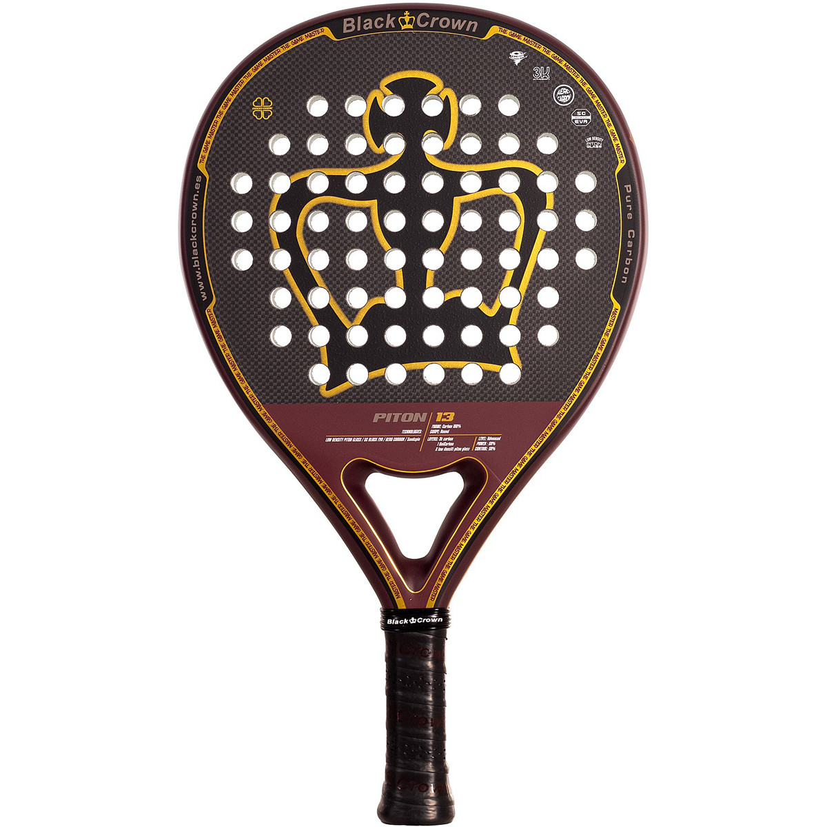 RACCHETTA DA PADEL BLACK CROWN PITON 13
