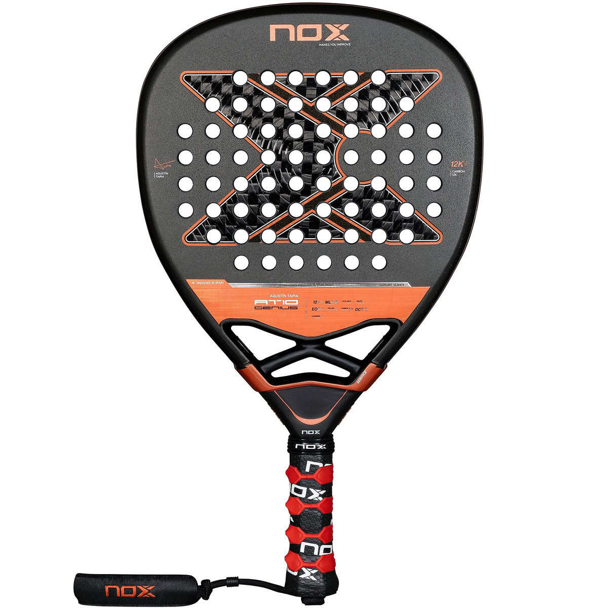 NOX AT10 GENIUS ATTACK 12K RACCHETTA DA PADEL DI AGUSTIN TAPIA