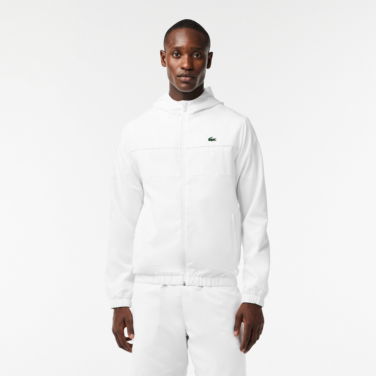 VESTE LACOSTE A CAPUCHE FULL ZIP CORE PERFORMANCE LACOSTE Uomo Abbigliamento Tennispro
