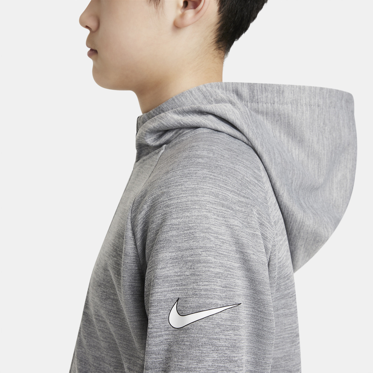 Felpa nike bambino argento sales