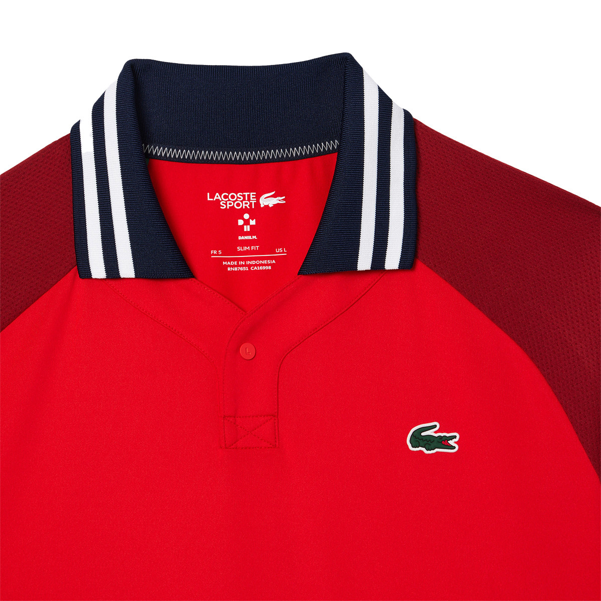 POLO LACOSTE MEDVEDEV EURO CLAY LACOSTE Uomo Abbigliamento Tennispro