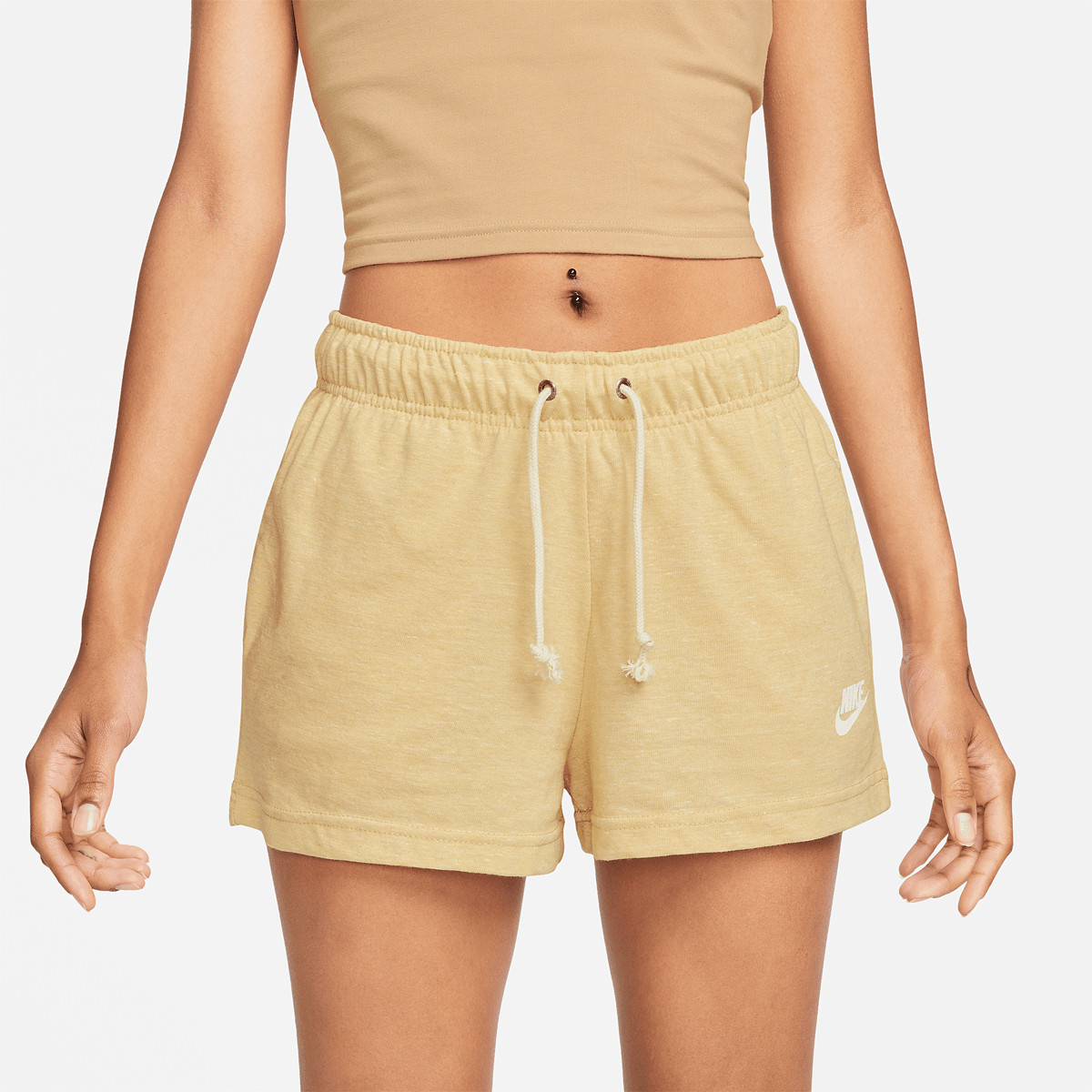 Pantaloncini nike donna giallo online