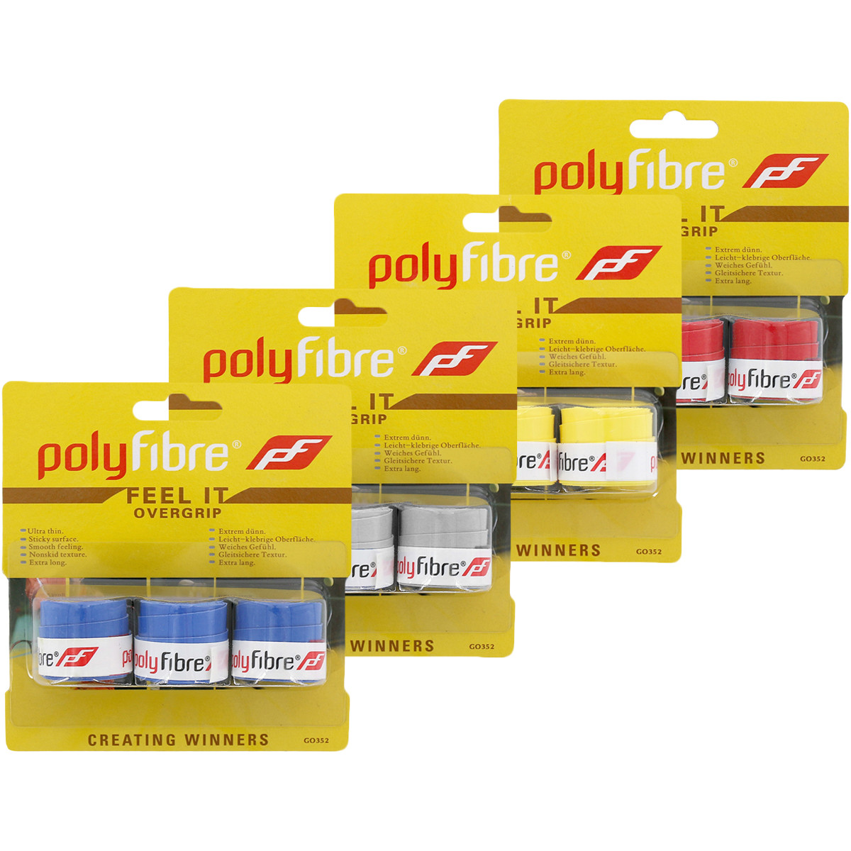 3 OVERGRIP POLYFIBRE FEEL IT